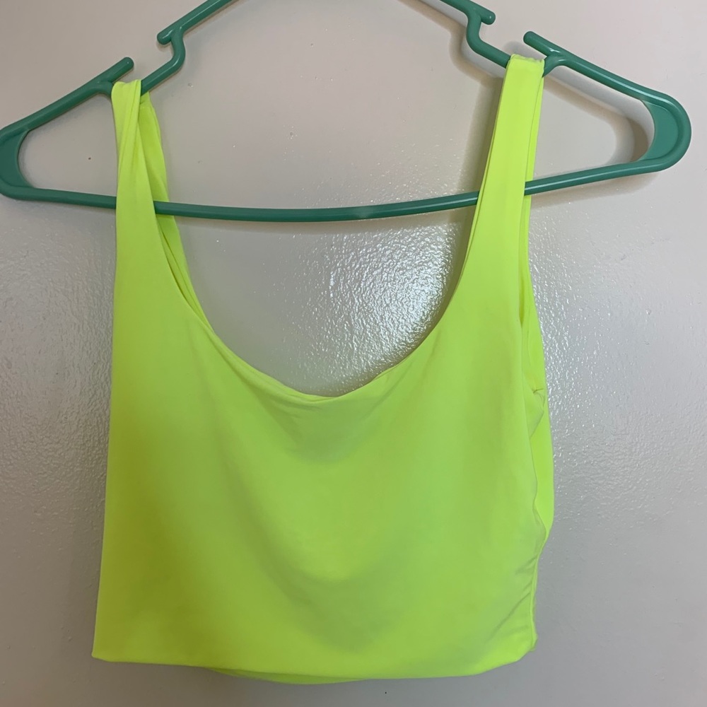 Neon crop top